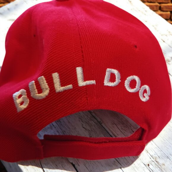Santo Red Bulldog Baseball Cap NWOT – One Size, Velcro Adjustable, Unisex - Picture 6 of 10